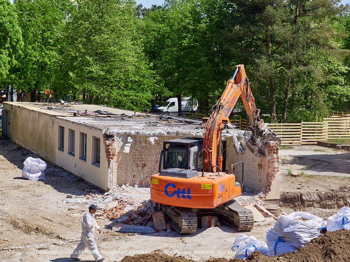 11.05.2022 - Baustelle am Haus für Kinder in Neuperlach